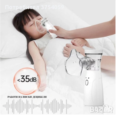 Тих преносим небулизатор Mesh ANK - N3– бърза инхалация у дома и в движение, снимка 4 - Медицинска апаратура - 53084573