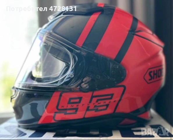 Каска SHOEI NXR2 Marc Marquez 93, снимка 2 - Аксесоари и консумативи - 53353356