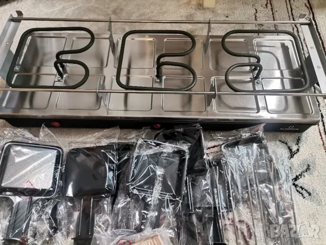 Fonduelette XL "3 в 1" раклет грил и фондю за 12 души, снимка 3 - Скари - 47972786