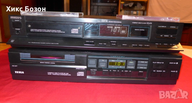 Tesla MC 902 прекрасно свирещ си-ди плейър CD player с аудиофилски  мод, TDA 1541, снимка 6 - Други - 49558408