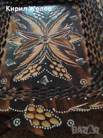 Тавичка стара дървена 51315, снимка 7 - Антикварни и старинни предмети - 51702759