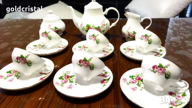 фин костен порцелан Франция чаши за кафе чай 