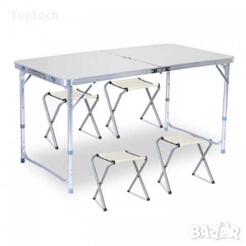 Промо: Шатра 3х3 + къмпинг маса с четири стола, снимка 3 - Къмпинг мебели - 32327916