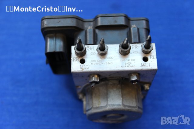 ABS Fiat Punto Evo / 0265 242 838 / 0265242838 / 51929837 / 2265106516 / 0265956184, снимка 6 - Части - 34880012