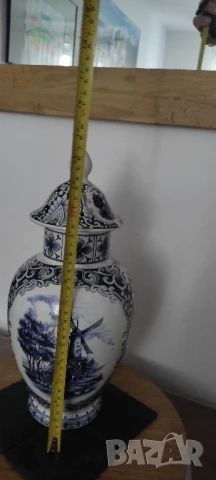Ваза с капак * Буркан* Урна* " Delfts Bleau" *, снимка 6 - Вази - 50937205