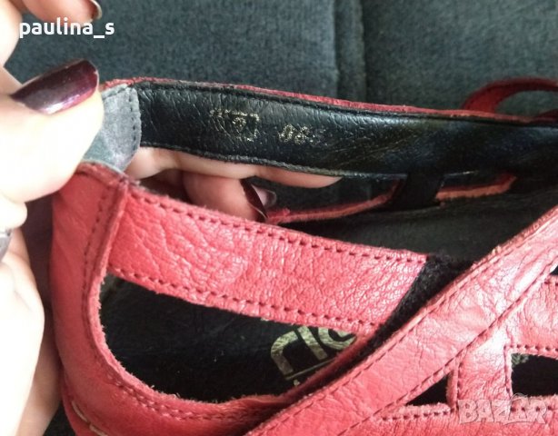 Червени ортопедични обувки "Riker"® antistress, снимка 8 - Други - 37389592