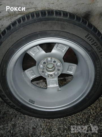 Лети джанти с гуми 15цола 5×100 57.1 шкода оем нови, снимка 8 - Гуми и джанти - 51922957