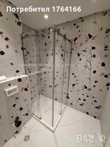 Стъклена душ кабина с размери по поръчка от ЕНИ ГЛАС ЕООД, снимка 3 - Душ кабини и вани - 47691578