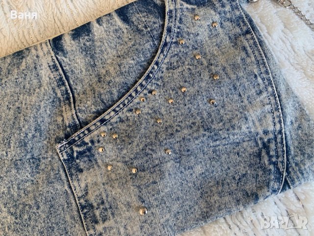 Дънкова чанта плик, снимка 2 - Чанти - 40565578