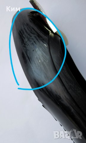 Versace Collection Medusa гумени балерини в черно, снимка 5 - Дамски ежедневни обувки - 37119196