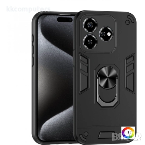 ZTE Axon 60 Lite Удароустойчив Ring Holder Калъф и Протектор, снимка 5 - Калъфи, кейсове - 53042178