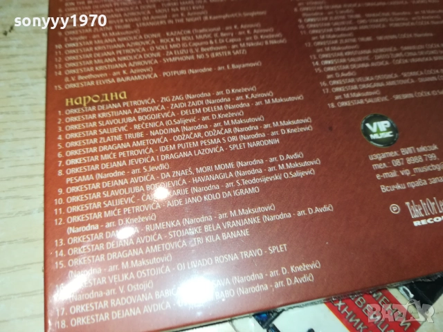 СРЪБСКА ДУХОВА МУЗИКА-3 ЦД 0910251643, снимка 16 - CD дискове - 52000009