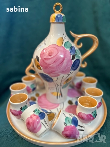 Рядък лимитиран руски/съветски сервиз на Дулево, снимка 7 - Антикварни и старинни предмети - 51750008