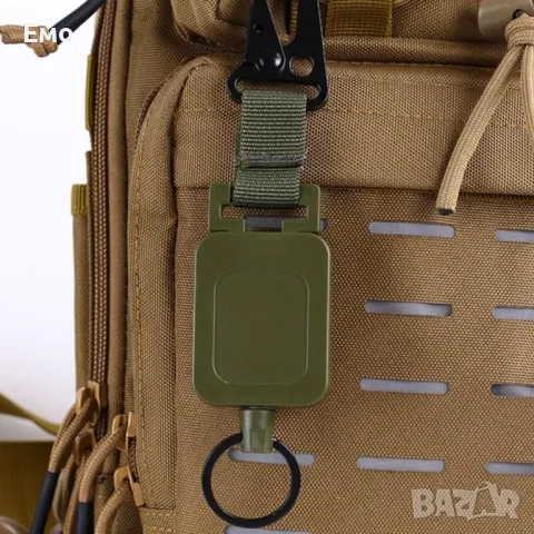 Рибарско йо-йо с карабинер, снимка 2 - Екипировка - 48554760