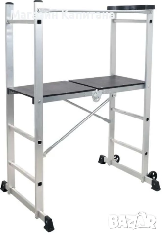 Скеле алуминиево до 3 м. раб. височина под наем, снимка 3 - Други машини и части - 51350948