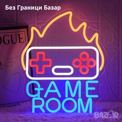 Нов знак Гейминг неонова лампа за стена LED табела Game Room Украса стая