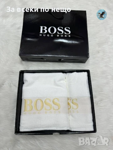 Hugo Boss Луксозни Хавлии - 2бр. в кутия - Налични Различни Цветове Код E436, снимка 6 - Хавлиени кърпи - 50483058