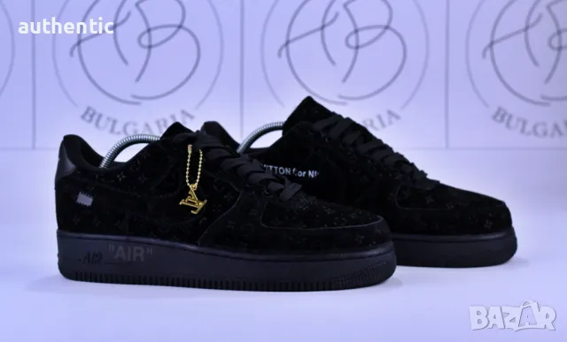 Nike Air Force 1 x Louis Vuitton, снимка 5 - Маратонки - 34961208