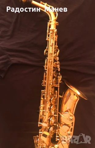 Продавам алт саксофон ELKHART deluxe, снимка 3 - Духови инструменти - 51074600