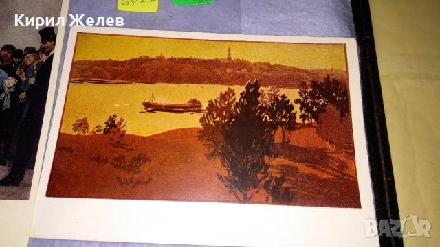 ЛОТ ЧЕТИРИ СТАРИ РУСКИ и НЕМСКИ КРАСИВИ ПОЩЕНСКИ КАРТИЧКИ ТЕМА ИЗКУСТВО 6477, снимка 7 - Филателия - 38563213