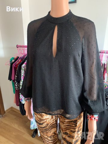 Черна риза размер S, снимка 3 - Ризи - 40660467