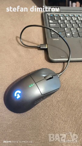 Logitech G PRO Wireless гейминг мишка, черен, с HERO 25K-Sensor

