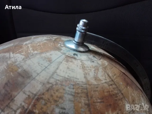 глобус нощна лампа 45 см немски, снимка 6 - Настолни лампи - 47910645