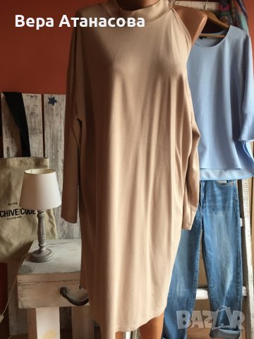 🧡💛Рокля в свободна кройка с едно отворено рамо🔥Waikiki🎁хл💛19 лв., снимка 3 - Рокли - 40566610