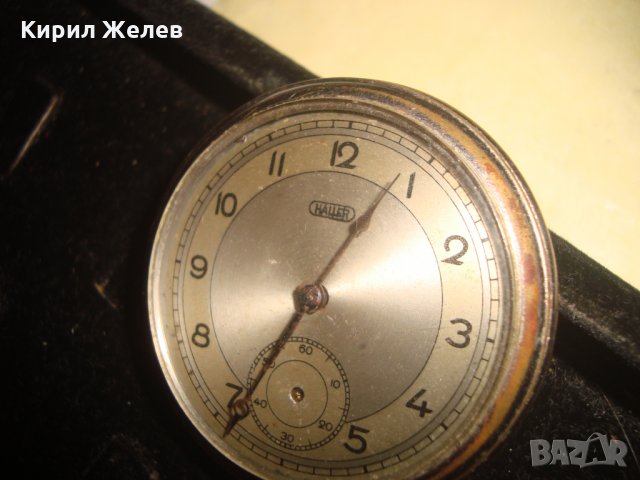 HALLER СТАР НЕМСКИ ДЖОБЕН МЕХАНИЧЕН ВИНТИДЖ РЕТРО ЧАСОВНИК ХАЛЕР 20733, снимка 4 - Джобни - 32703258