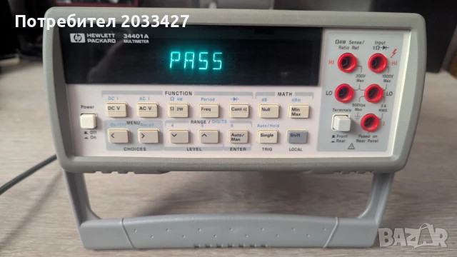 Мултиметър HP 34401A 6 1/2 digits, снимка 6 - Друга електроника - 50893970