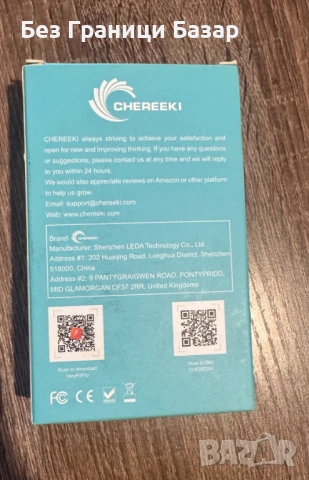 Нов часовник Фитнес тракер CHEREEKI смарт гривна за ежедневна активност, снимка 3 - Смарт гривни - 53087977