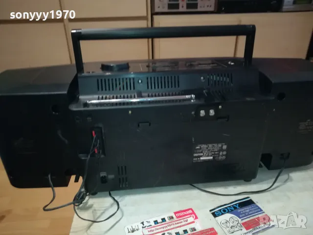 JVC PC-V66 BIG BOOMBOX ВНОС FRANCE 3011241332LKWC, снимка 4 - Радиокасетофони, транзистори - 48164849