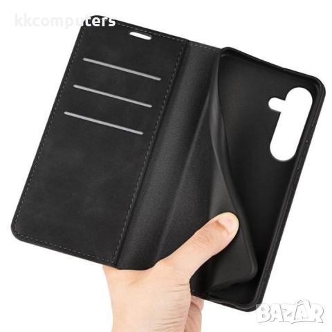 Samsung Galaxy S25 FE Retro-skin Magnetic Кожен Калъф и Протектор, снимка 10 - Калъфи, кейсове - 51831873