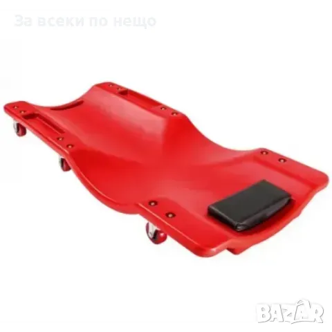 Пластмасова лежанка с 6 колела и дунапренена облегалка за глава RockForce