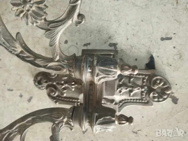 Бароков свещник за пиано,стена, снимка 2 - Лампи за стена - 47632964