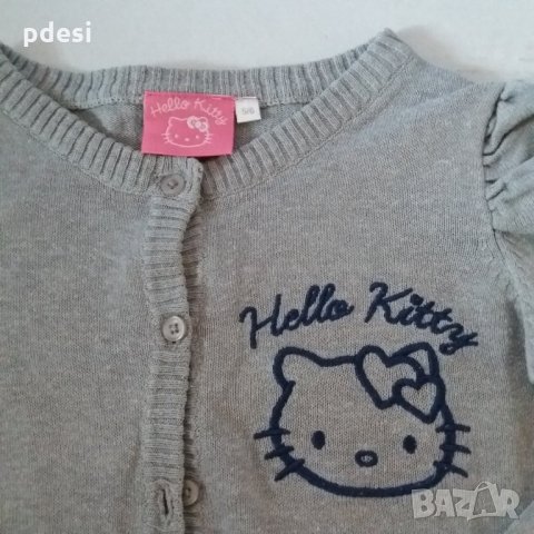 Жилетка Hello Kitty, 5-6  години, снимка 2 - Детски пуловери и жилетки - 27444894