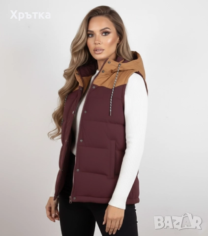 Patagonia Bivy Hooded Vest - Oригинален дамски елек размер M, снимка 2 - Якета - 52655918