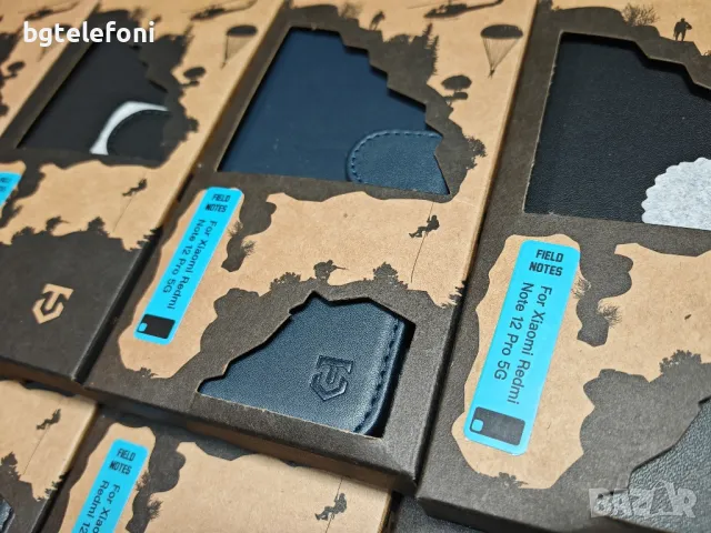 Тефтери Tactical Xiaomi Redmi 12,A1/A2,Note 12S,Note 12 4G/5G,12 Pro,+, снимка 3 - Калъфи, кейсове - 48395871