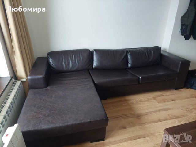 Кожени дивани с отличен външен вид, снимка 2 - Дивани и мека мебел - 39471696