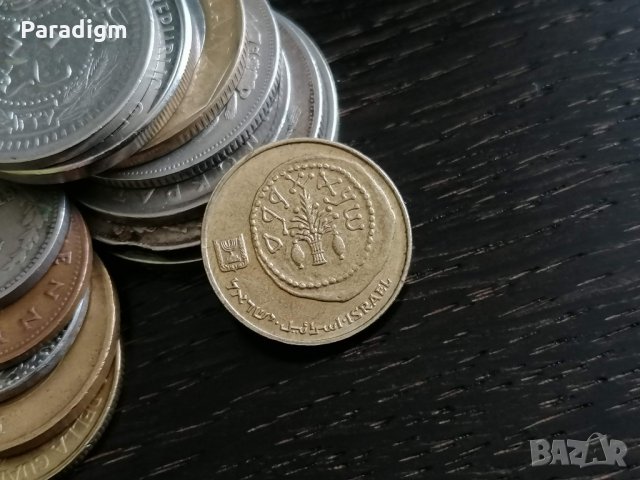 Монета - Израел - 5 агори | 1991г., снимка 2 - Нумизматика и бонистика - 28672480