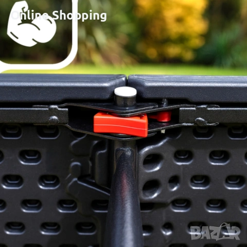 Сгъваема пейка за кетъринг 180 см, снимка 4 - Градински мебели, декорация  - 53327710