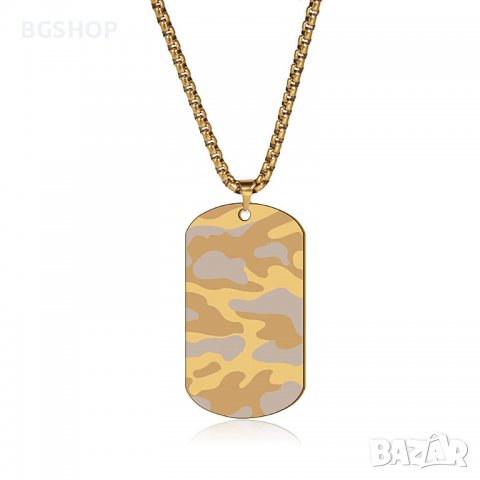 Хип - Хоп войнишка камуфлажна плочка - Gold camouflage, снимка 1