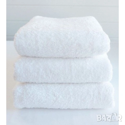  бели хавлии за баня 60 см х 40 см 