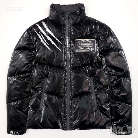 PHILIPP PLEIN SPORT MRB2545 Оригинално Мъжко Пухено Яке S-M, снимка 4 - Якета - 52380534