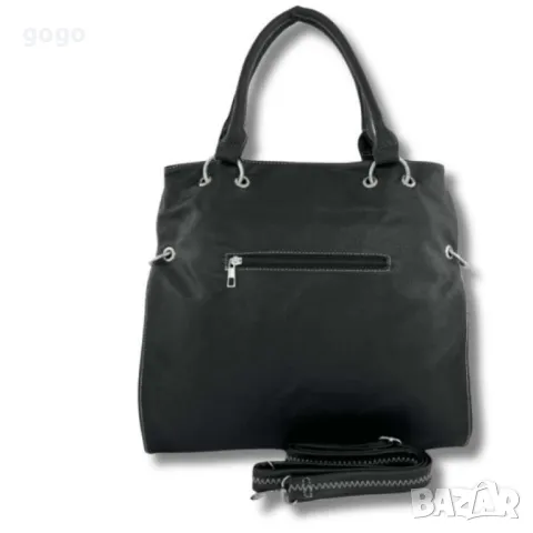 Стилна кожена, цветна дамска чанта, снимка 17 - Чанти - 47879789