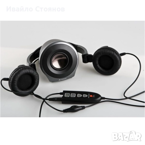 Слушалки и колони А4Tech HSB-100U, 3 в 1, микрофон, снимка 11 - Слушалки и портативни колонки - 52661303