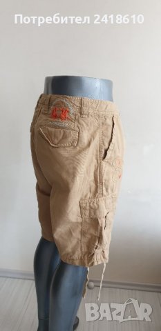 La Martina Cargo Short Cotton / Len Mens Size 32/33 ОРИГИНАЛ! Мъжки Къси Панталони!, снимка 13 - Къси панталони - 37448821