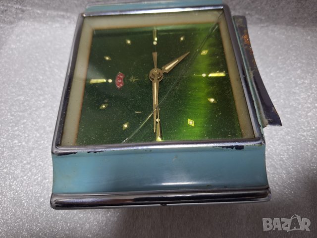 Стар Китайски настолен механичен Часовник с Будилник, снимка 8 - Антикварни и старинни предмети - 43036369