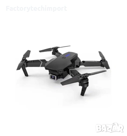 Дрон E88 PRO с две HD камери и 15 мин. полет + чанта