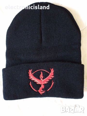 Зимна топла шапка Покемон Го Отбор Мистик Pokemon Go Team Mystic